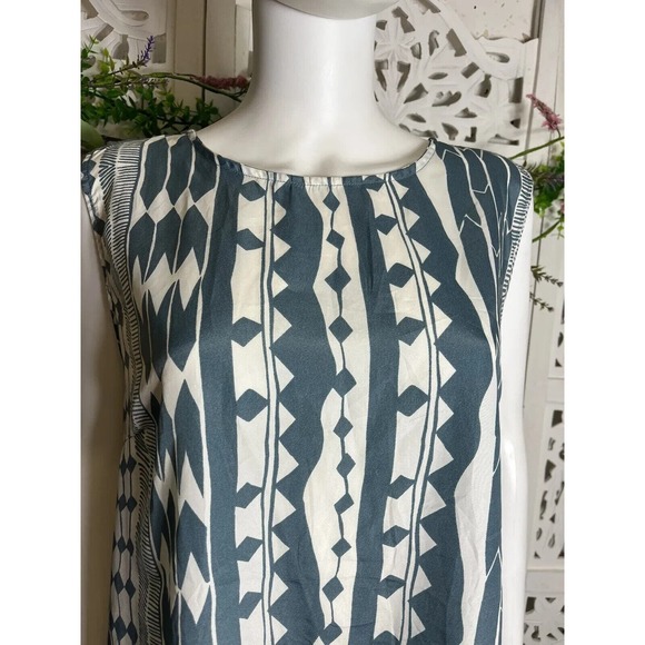 Anthropologie Dolan Women’s Astoria Twist Back Aztec Sleeveless Top Size XL - Picture 5 of 11